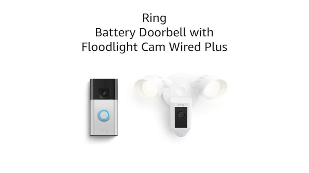 wired ring doorbell set
