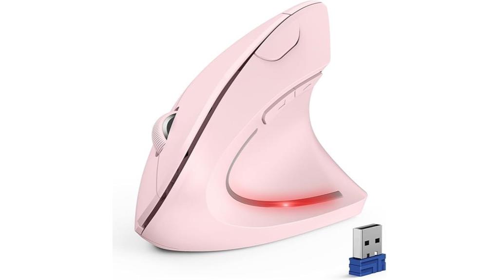 wireless ergonomic vertical mouse