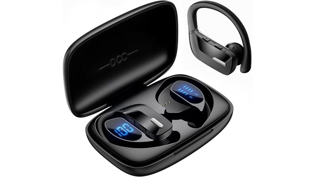 wireless sport earbuds with noise cancellation
