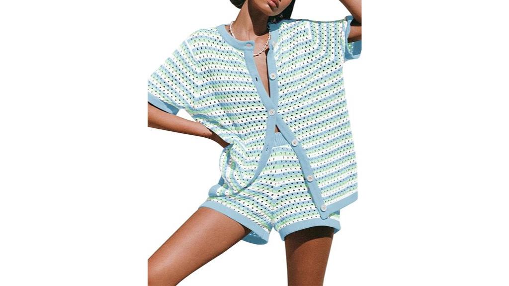 women s crochet swim coverup