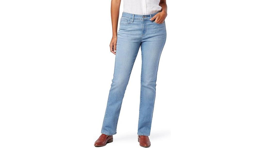 women s modern straight jeans