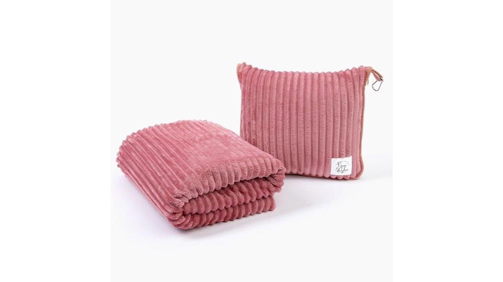 xl travel blanket and pillow