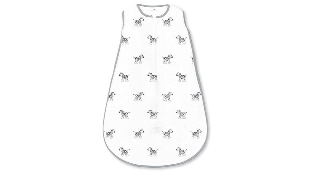 zebra print baby sack