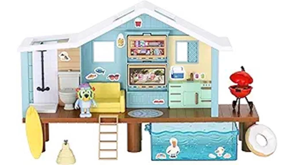 bluey themed cabin playset