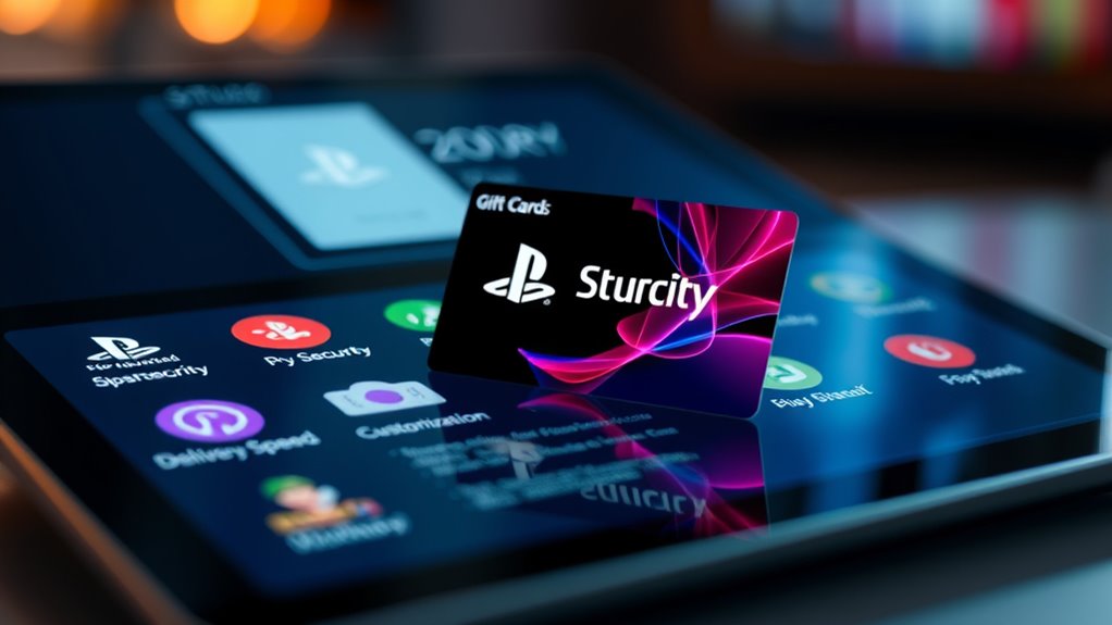 gift card selection considerations