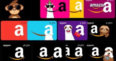 humorous amazon gift card designs