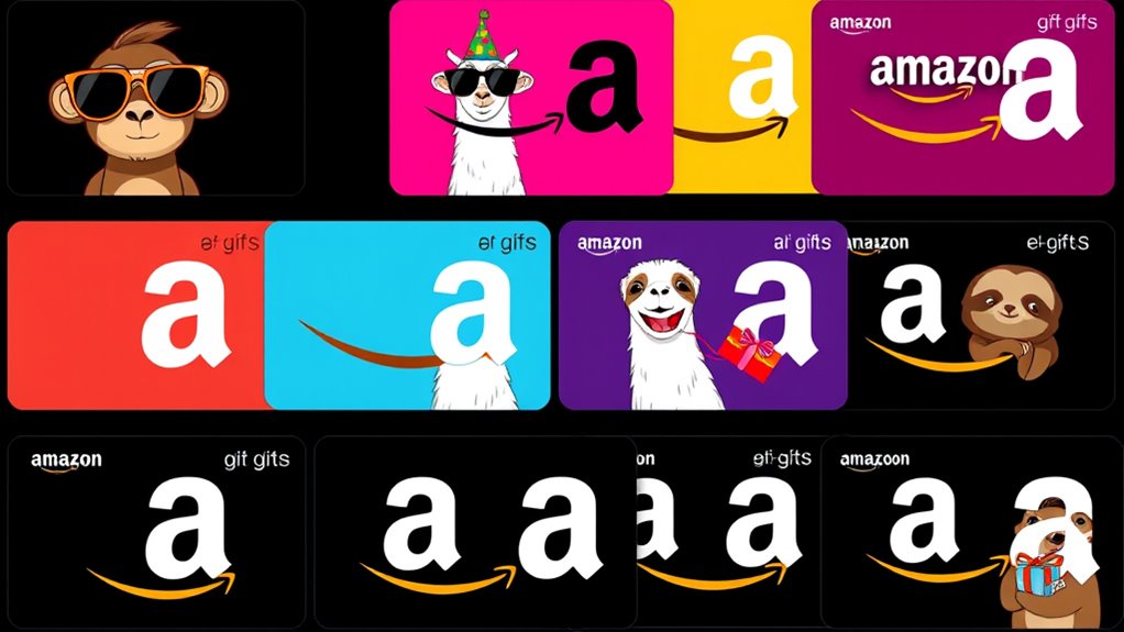humorous amazon gift card designs