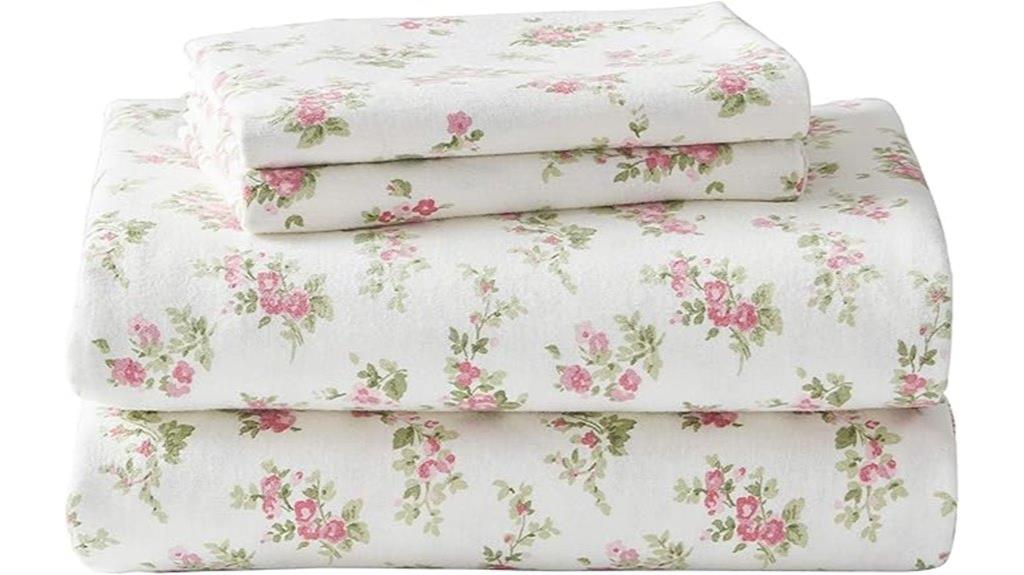 laura ashley flannel bedding