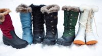 stylish waterproof snow boots