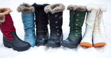 stylish waterproof snow boots