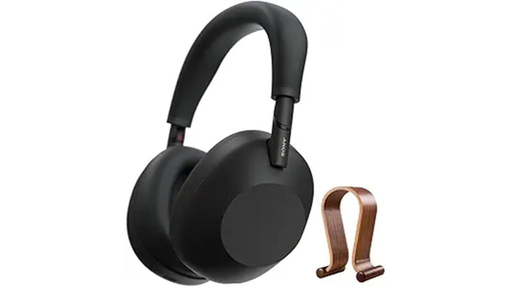wireless noise canceling headphones with stand