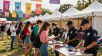 artist registration and arrival