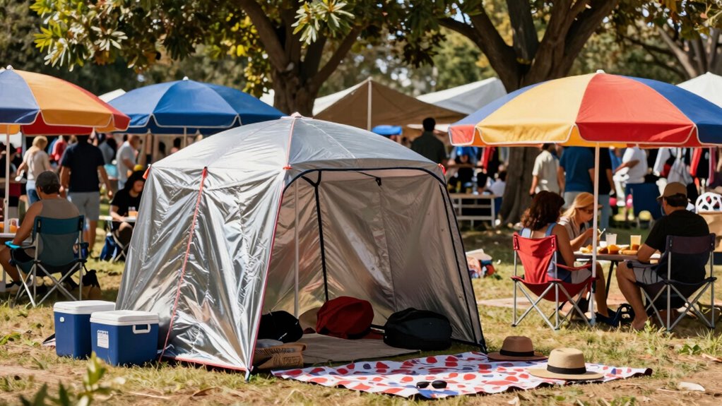 bring portable sun protection