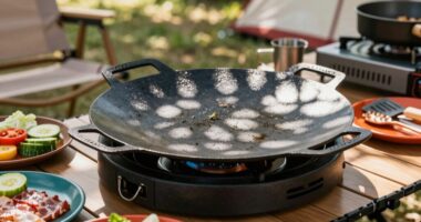 camping festival griddle selection