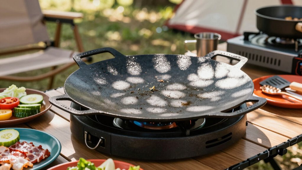 camping festival griddle selection