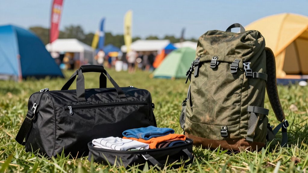 camping gear storage options