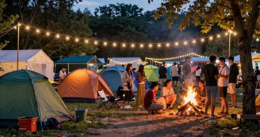 camping tips for festivals