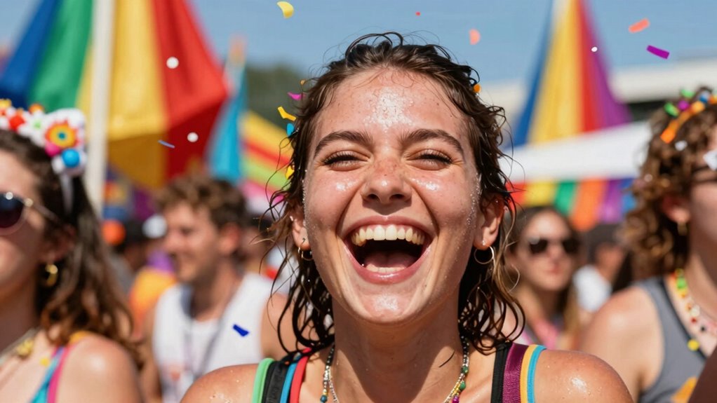 capturing festival reaction moments