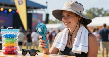 choosing effective festival cooling gear