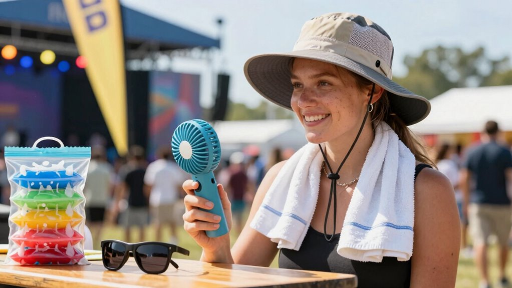 choosing effective festival cooling gear