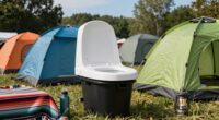 choosing festival camping toilets