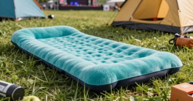 comfortable festival camping sleep