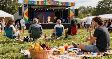 coordinate meals with performances