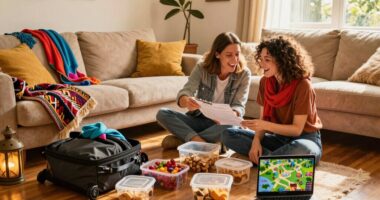 coordinate responsibilities before trip