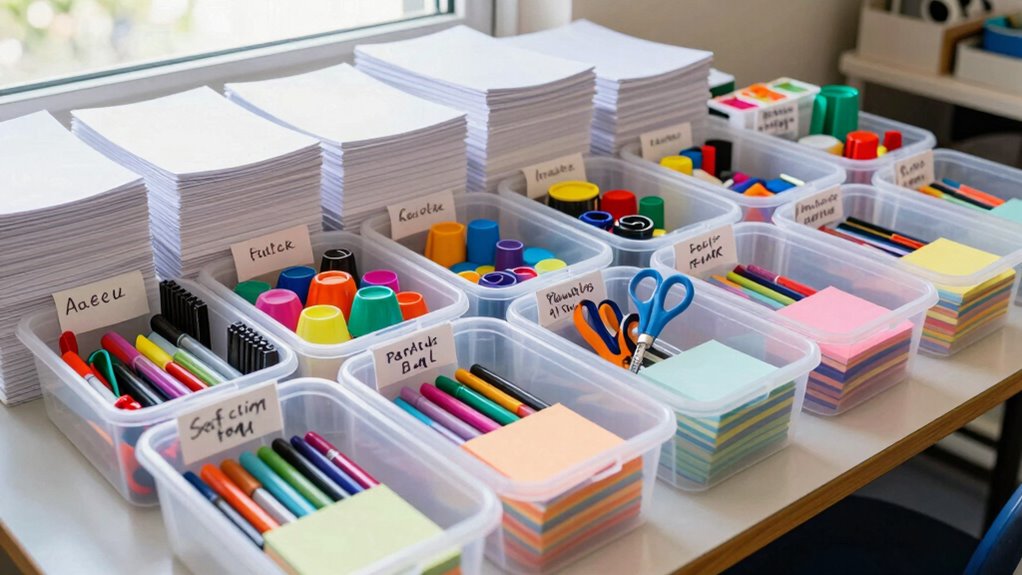 coordinate supplies for event