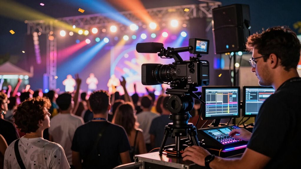 create consistent festival videos