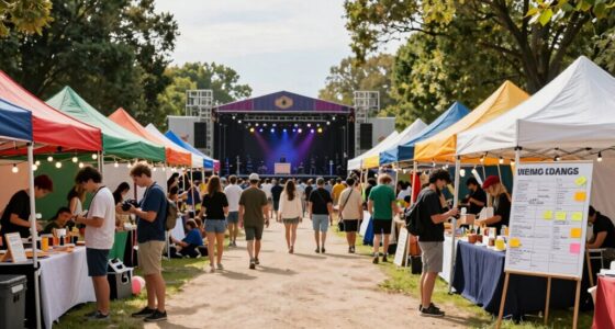 create organized event timetable