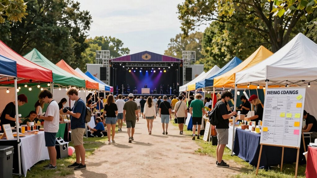 create organized event timetable