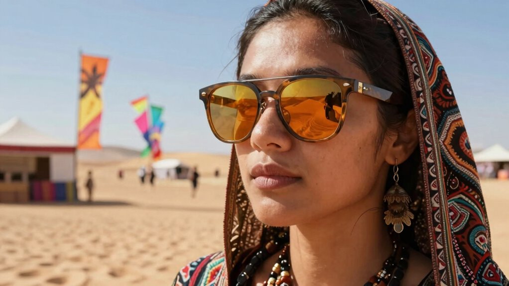 desert festival sunglasses selection