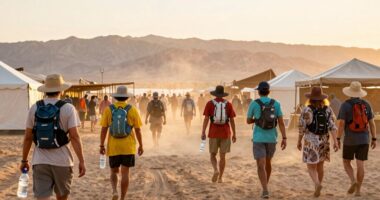 desert festival survival strategies