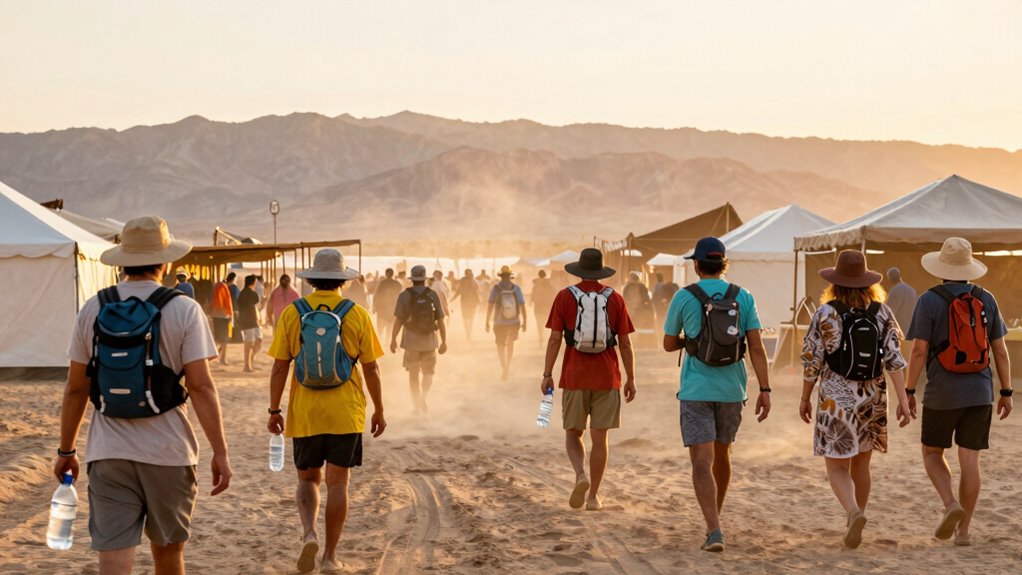 desert festival survival strategies