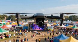 drone features for festivals