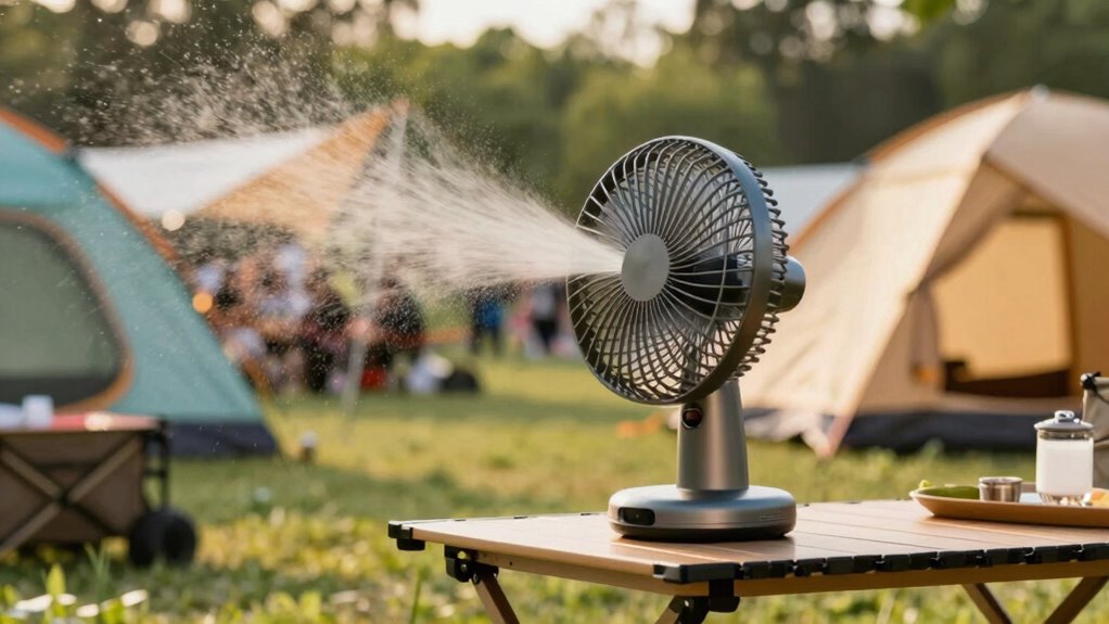 eco friendly portable misting fan