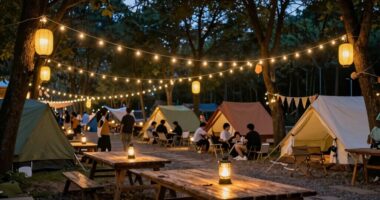 enhance camp festival lighting