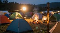 festival camp lighting options