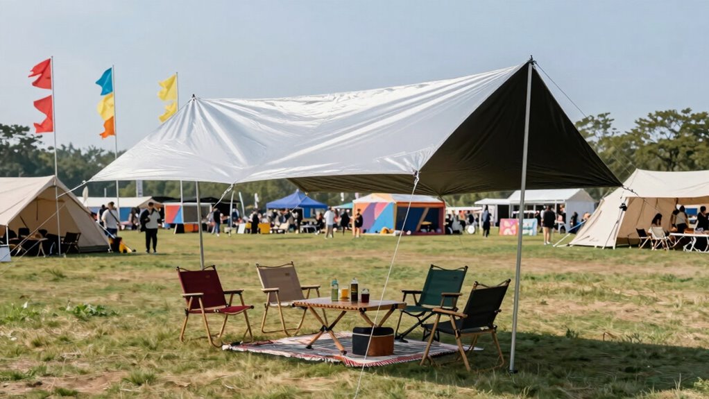 festival camp shade solutions