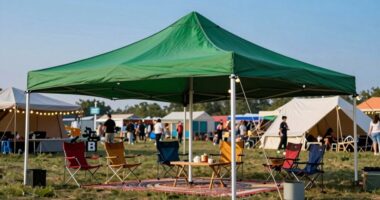 festival camping canopy selection