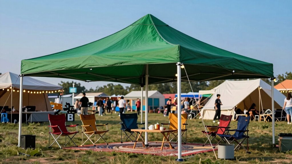 festival camping canopy selection