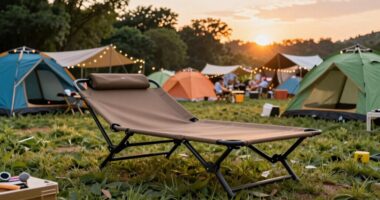 festival camping cot comfort