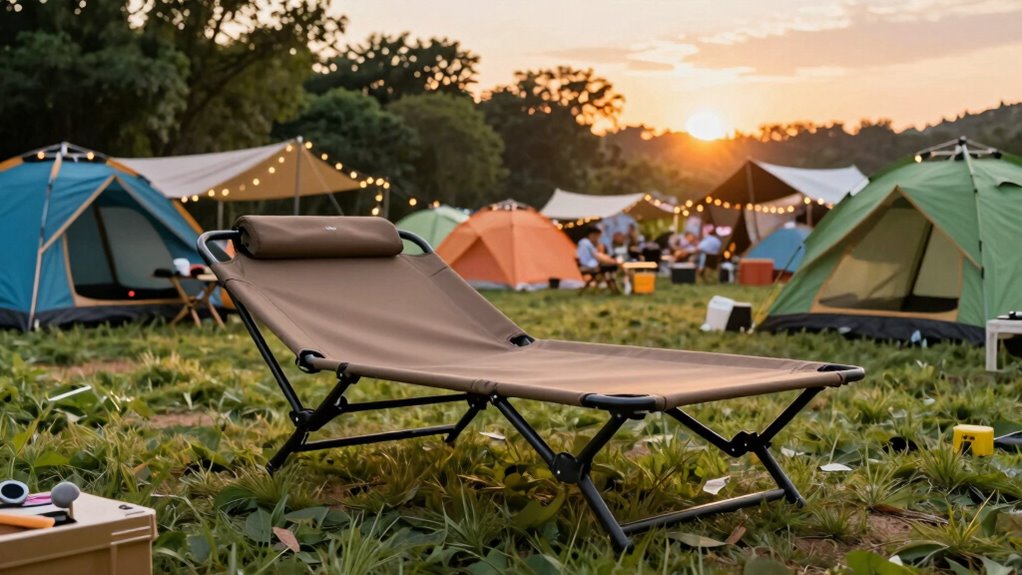 festival camping cot comfort