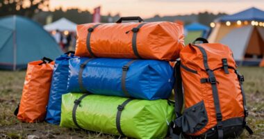 festival camping dry bags