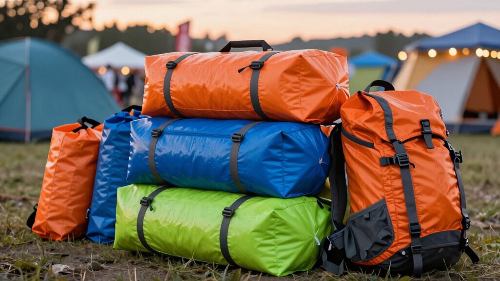 festival camping dry bags