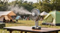 festival camping misting fans
