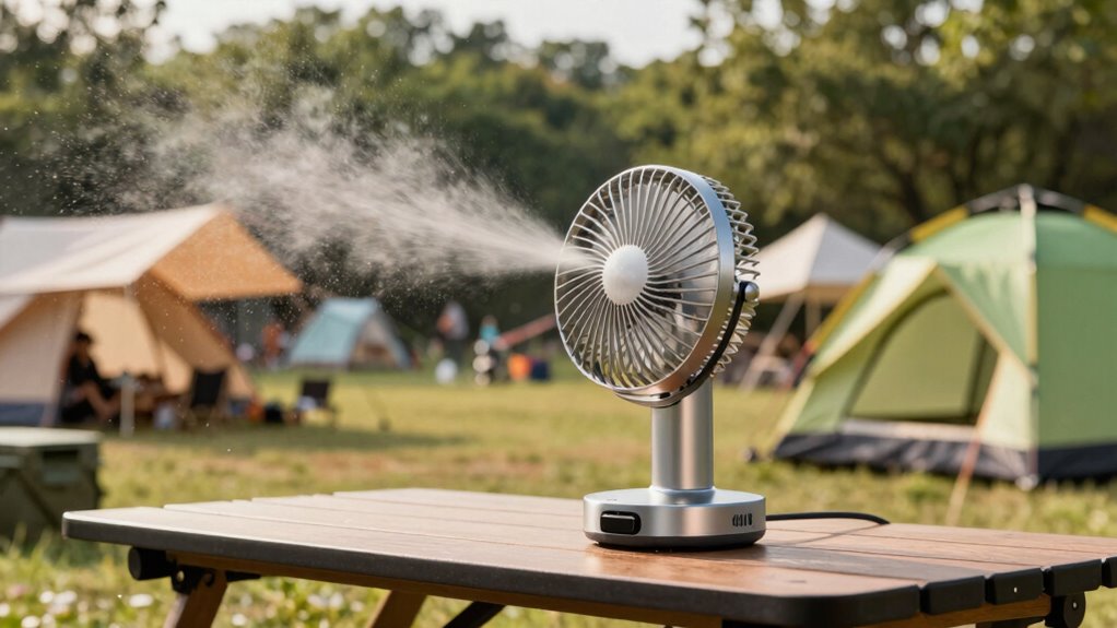 festival camping misting fans