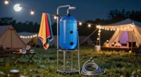 festival camping shower options
