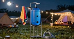 festival camping shower options